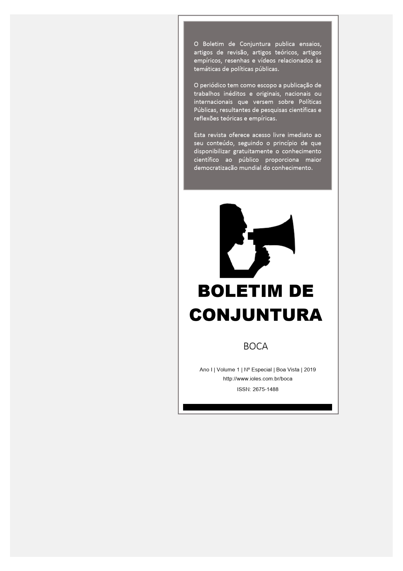 					Visualizar v. 1 n. Especial (2019): Dezembro
				