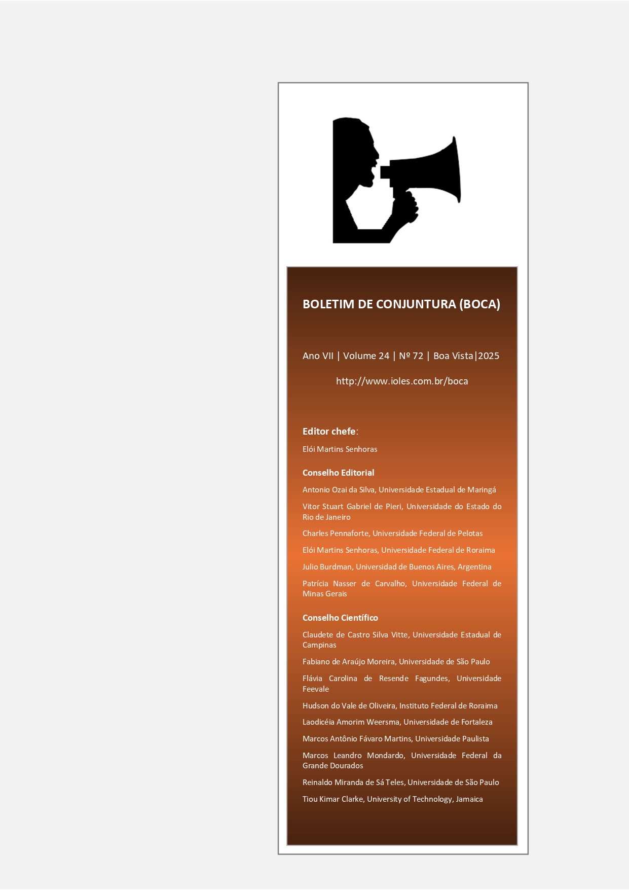 					Visualizar v. 24 n. 72 (2025): Dezembro
				